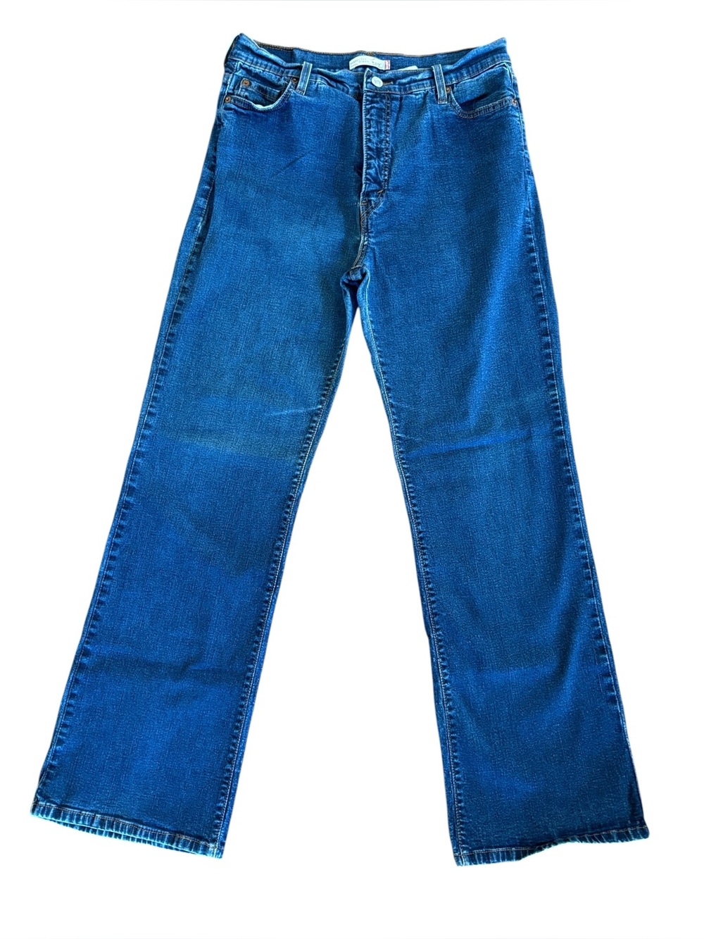 Levi’s Vintage Perfectly Slimming Flare Leg‎ High Waist Blue Jean Size 14